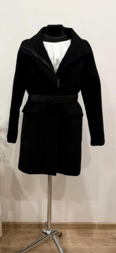 Mango vlneny kabat s opaskom, mango,38