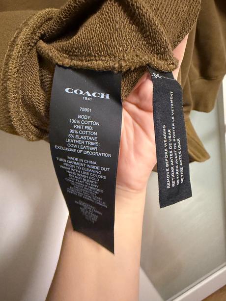 Coach x guang yu mikina - limitovaná kolekcia, s