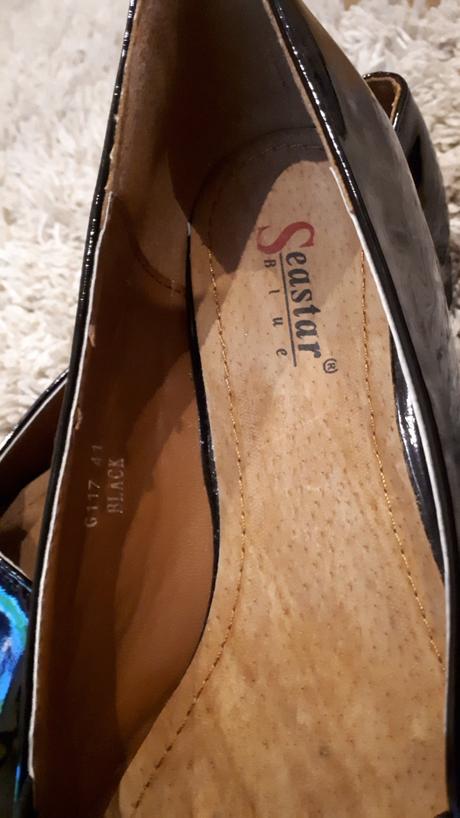 Lakované lodičky mokasiny vel 40/41, 40