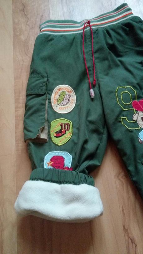 Hrubé oteplené nohavice na zimu - do snehu, 92