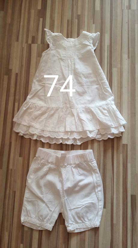 Set-satky kraťasy 74, h&m,74