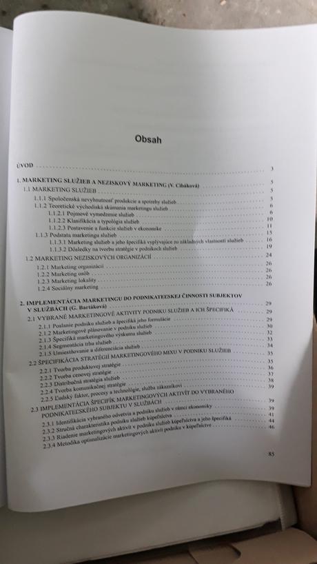 Marketing - vybrané časti, 