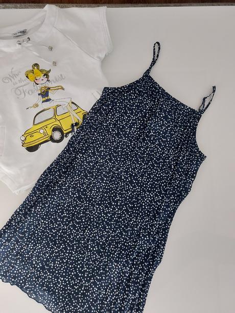 Šaty+mikina 10r, aigle,140