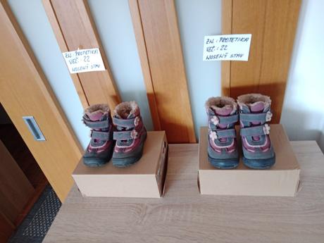 Dievčenské zimné topánky zn.protetika veľ.22, 22