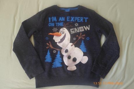 Krásny olaf zimný sveter.v.140, c&a,140