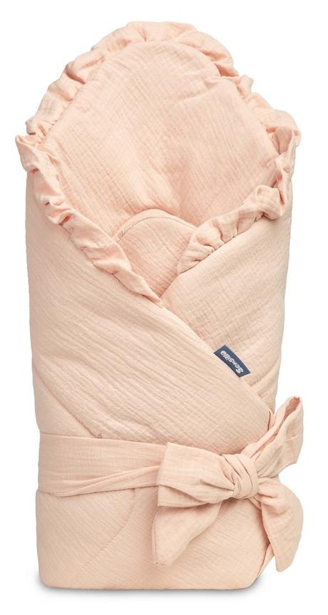 Sensillo zavinovačka mušelínová 90x90cm marhuľová, 