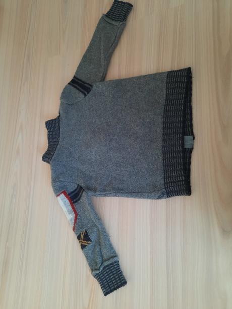 Vlnena mikina 98 na zips, benetton,98