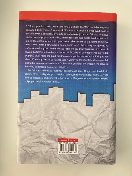Papierové mestá - john green, 