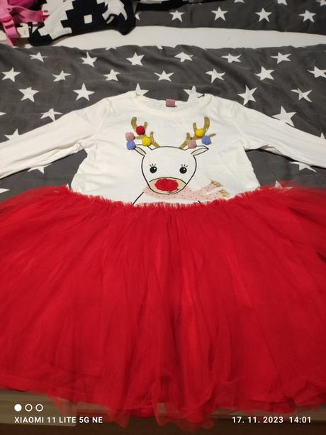 Šaty so zimným motívom 128, dopodopo,128