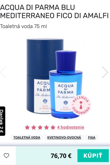 Acqua di parma blu mediterraneo unisex toaletka,