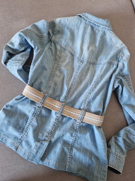 Džínsová košeľa/ sako     s/m    2+1zadarmo, m