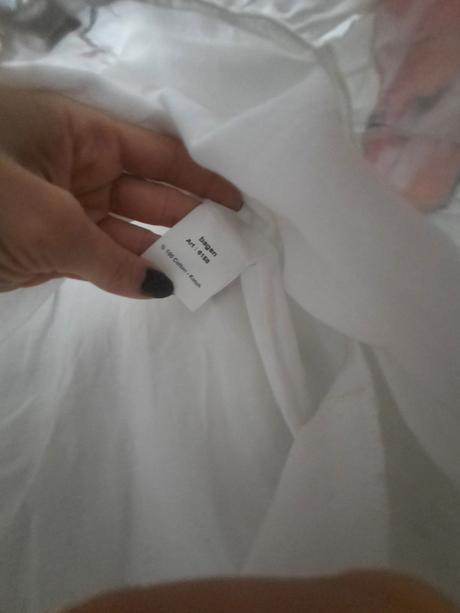 Letné biele dlhé bavlnené šaty, 36