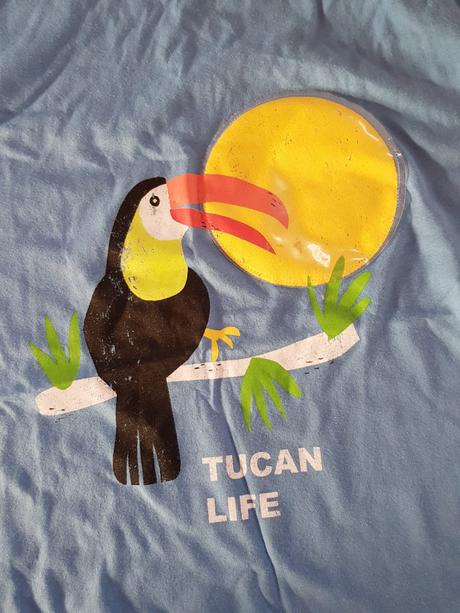 Letne triko s tukanom, zara,164