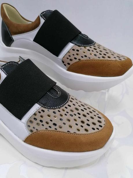 Dámska kožené botasky zn. tanex 21500043 ca+z, 37