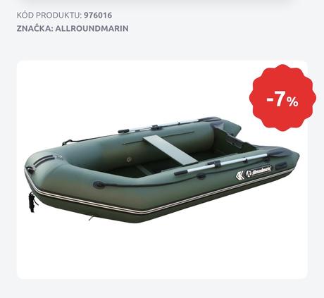 Čln allroundmarine 280 cm s motorom mariner 5 hp,