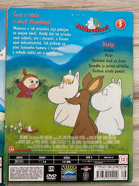Mumínci 3 časť, cena za kus,