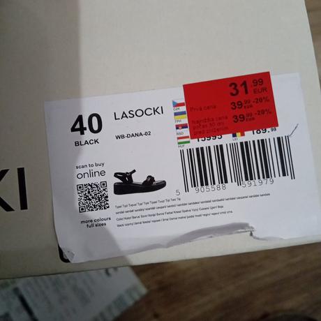 Dámské sandále, lasocki,40