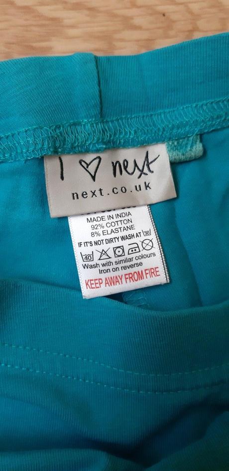 Tyrkysové legínky next, next,98