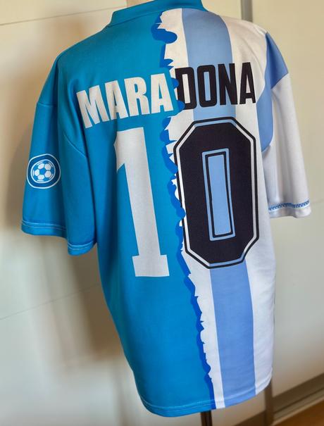 Futbalové tričko maradona č. 10, xl