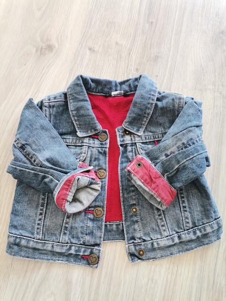 Dievčenska zateplene riflova bunda, george,74