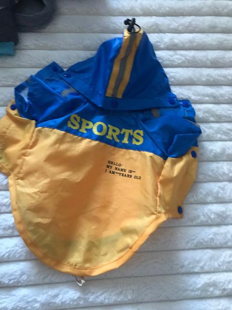 Pršiplášť pre psika, 