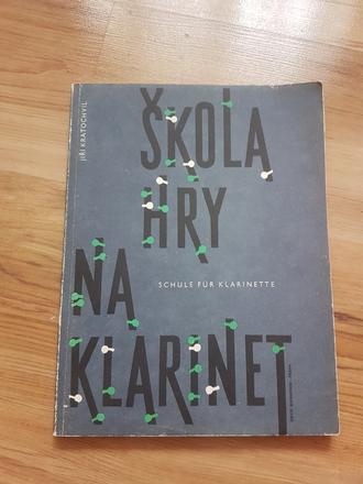 Noty -učebnica-škola hry na klarinet,