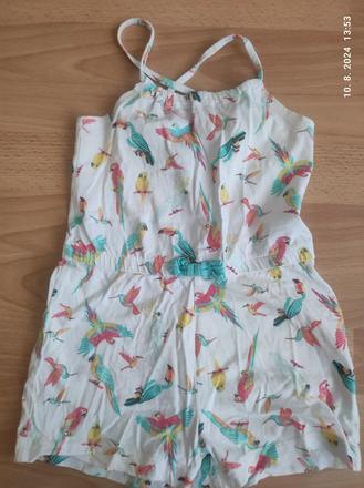Letný overal pre dievčatko 98, lupilu,98