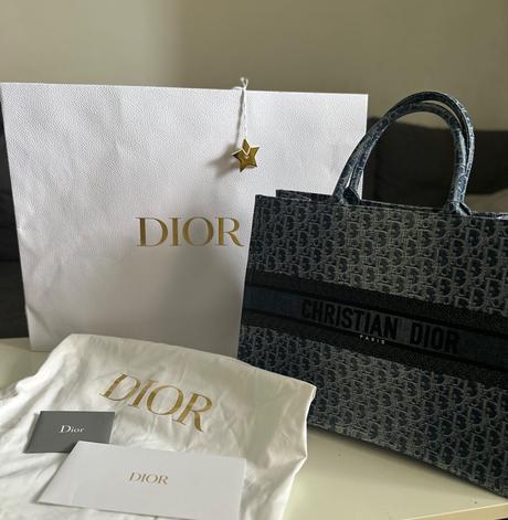 Christian dior book tote medium taska, dior