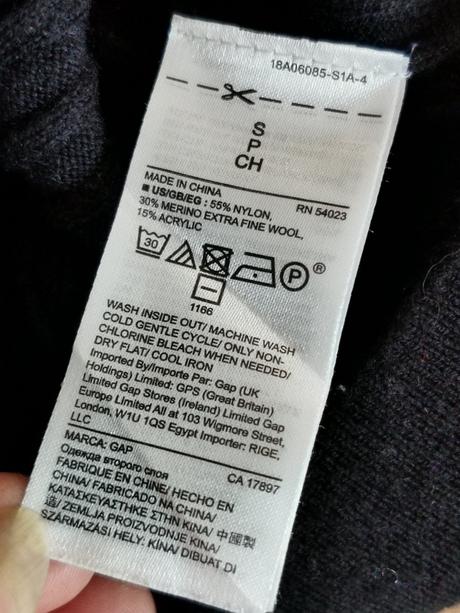 Gap - svetrík s prímesou merina, gap,s