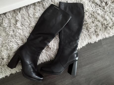 Kožené čižmy solo femme 39, 39