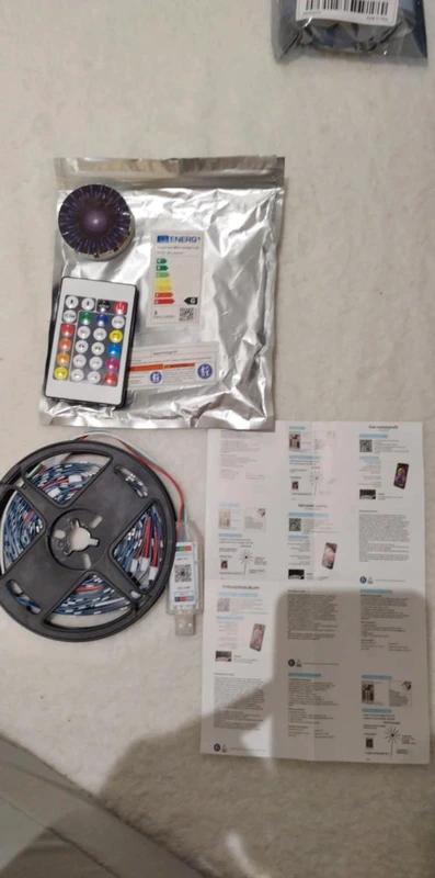 Led svetlá s diaľkovým ovládaním.super na párty či, 