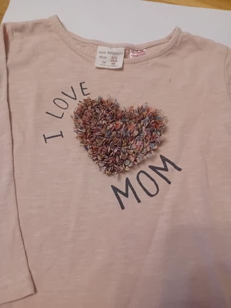 Mikinka a tricko pre dievca, zara,98