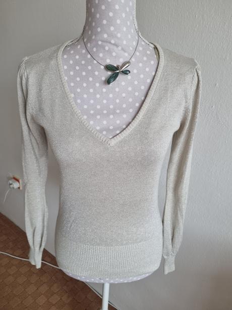 Krémový svetrík atmosphere 38, atmosphere,38