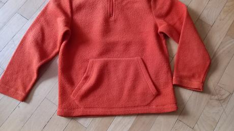 .oranzova mikina 5-6r, 110