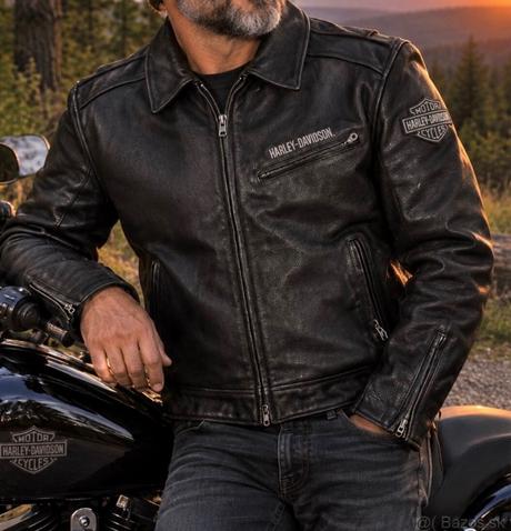 Bunda na motorku harley davidson koža, xxl
