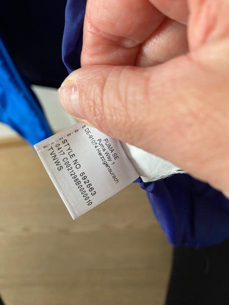 Chlapčenská modrá zimná bunda puma 164, puma,164