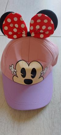 Šiltovka minnie s uškami - nová, 50 / 52 / 54