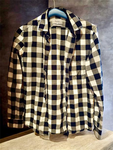 Kocková košela pre pubertiaka - top stav, reserved,s