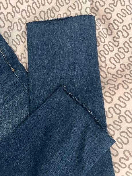 Široké modré džínsy, amisu,xs