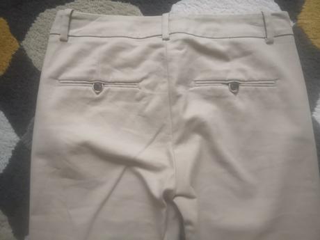 Zara bezove chinos nohavice, zara,34
