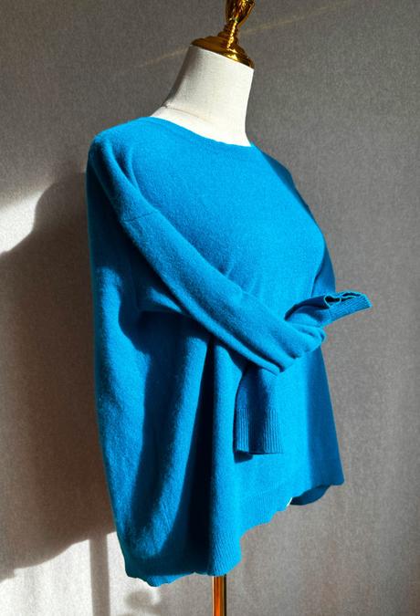 Luxusný hebký pulóver s angorou, s