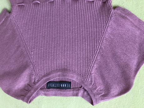 Pletene saty/tunika vesta bk knitwear 2r92 ruzove, 92