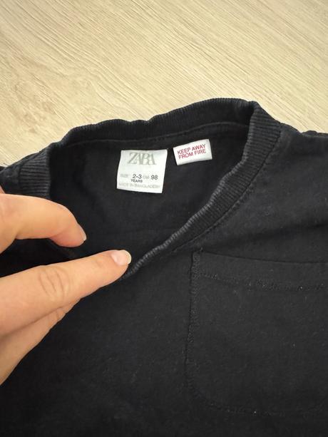 Čierne tričko zara, zara,98