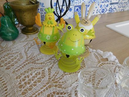 Plechové zvonce veľkonočný motýv,, 