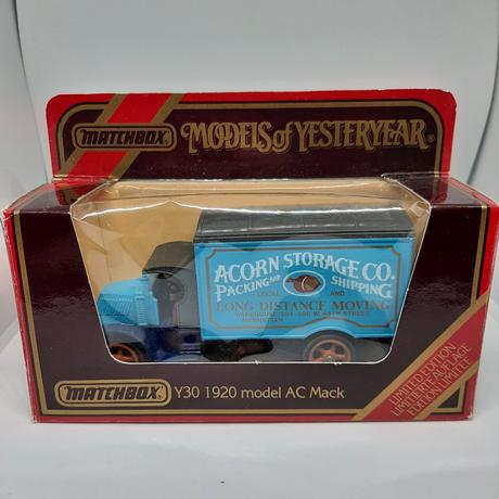 Model z rady matchbox models of yesteryear, 