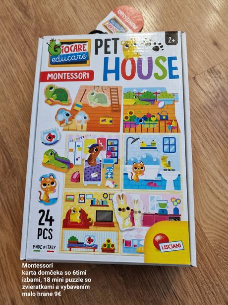 Montesorri vkladačka, 