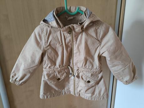 Béžová parka, h&m,92