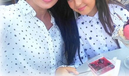 Rovnaká blúzka pre mamu a dcérku 140/146 a 164/170, 146