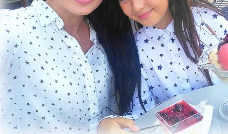 Rovnaká blúzka pre mamu a dcérku 140/146 a 164/170, 146