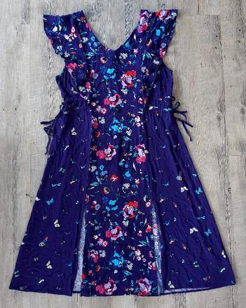 Fialové letné šaty, yessica,46